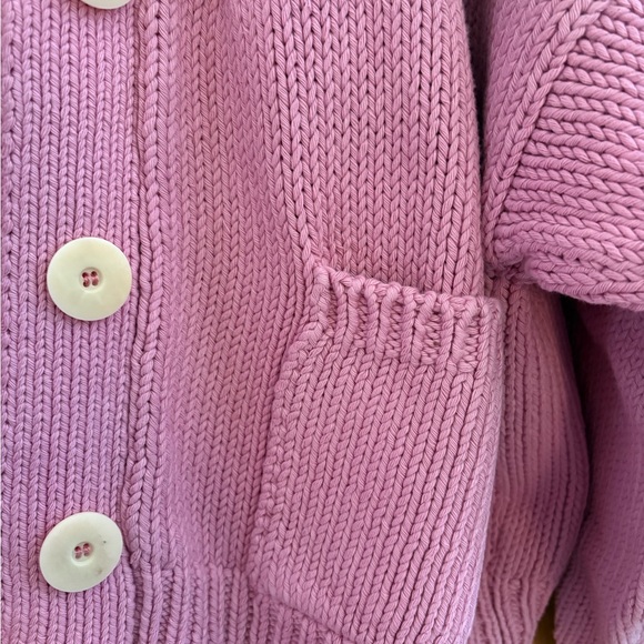 Babaa Pink Cardigan Sweater - Picture 5 of 7